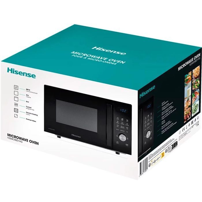 Мікрохвильова піч Hisense H23MOBSD1HG зображення 5