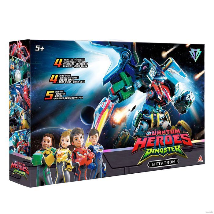 Трансформер Dinoster Метатрон (5 роботів, аксесуари) (EU580101)