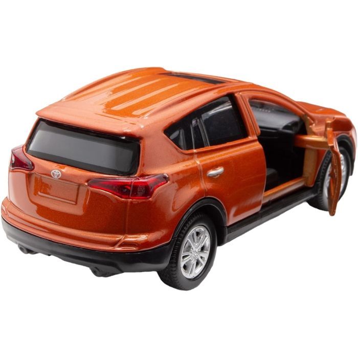 Масштабная модель автомобиля TechnoDrive Toyota RAV4 оранжевый (KM250422) изображение 10