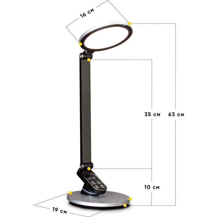 Настільна лампа Mealux DL-410 Black (BL-1235 Black) зображення 2