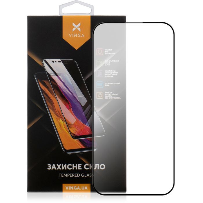 Стекло защитное Vinga Apple iPhone 17 (VGIP17)