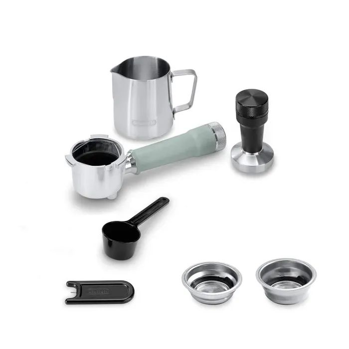 Рожковая кофеварка эспрессо DeLonghi EC 890.WI изображение 9