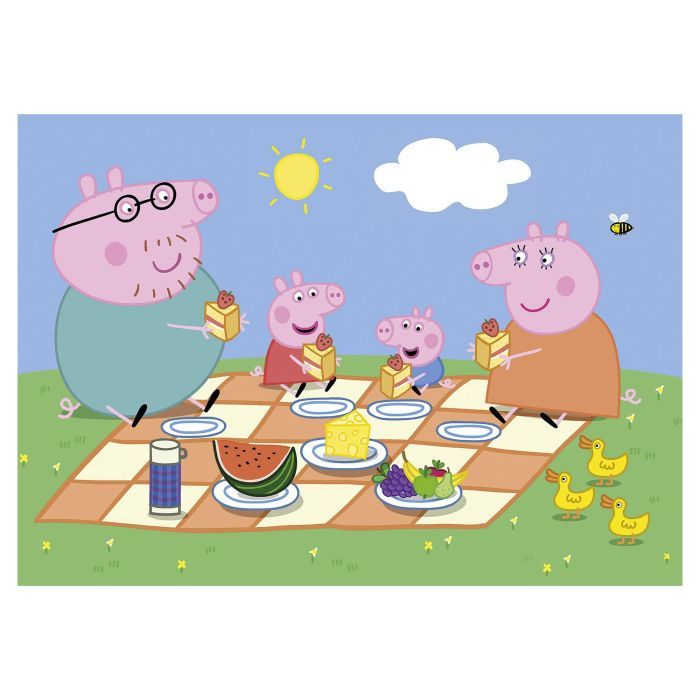 Пазл Clementoni 2 в 1 Peppa Pig, 2 по 60 елементів (24793) зображення 3