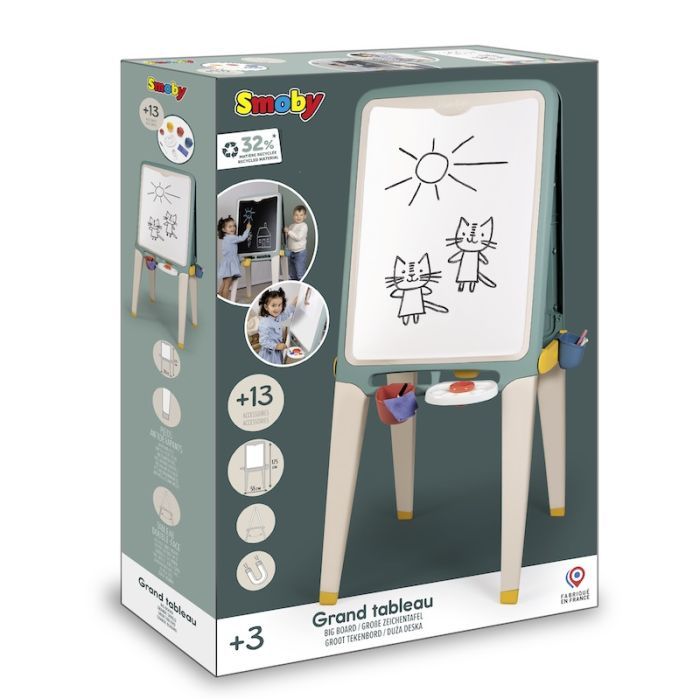 Мольберт Smoby Літери та цифри, з боксами для аксес. та палітрою для фарб (7600410106) изображение 2