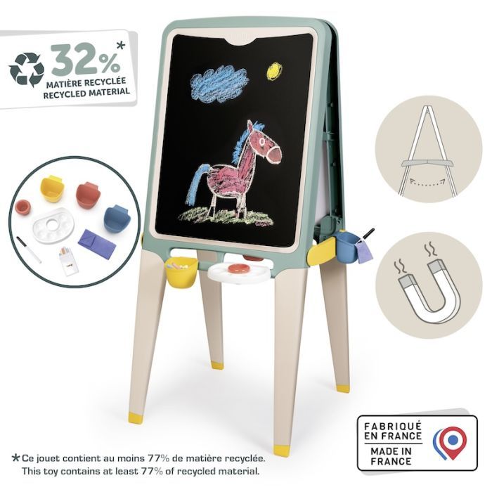Мольберт Smoby Літери та цифри, з боксами для аксес. та палітрою для фарб (7600410106) изображение 4