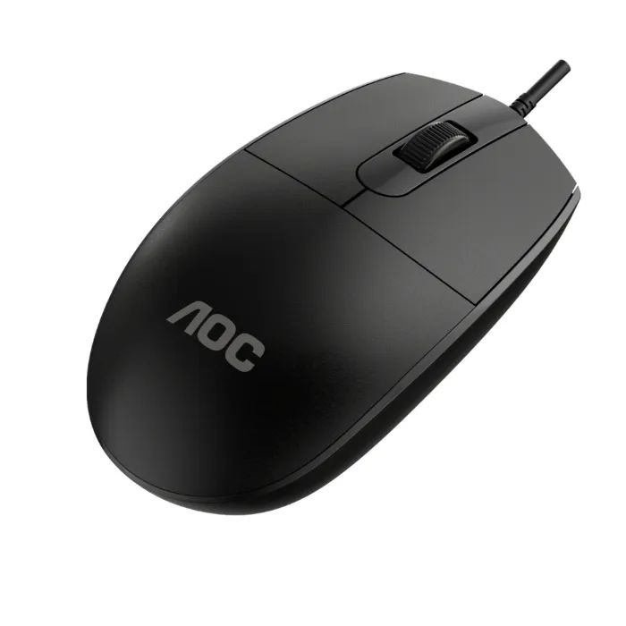 Мишка AOC MS100B USB Black (MS100B/LA) зображення 5