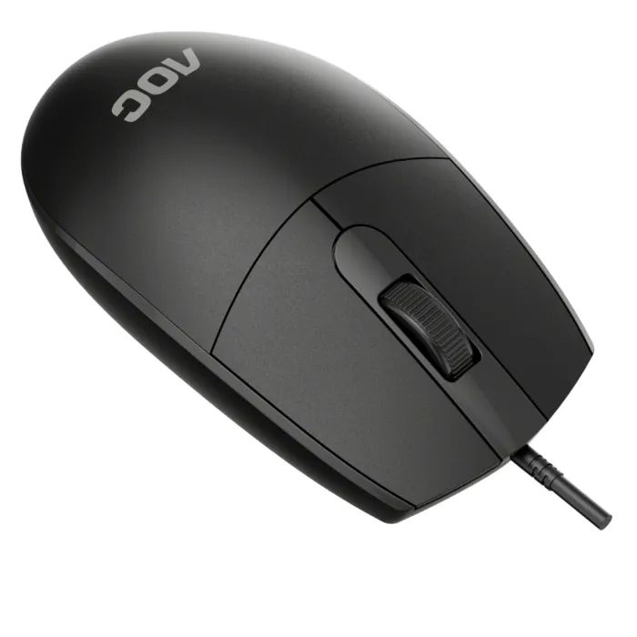 Мишка AOC MS100B USB Black (MS100B/LA) зображення 7