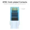 Патч-корд 5м, RJ-45 cat 5e UTP blue Vention (VAP-A10-S500) зображення 4