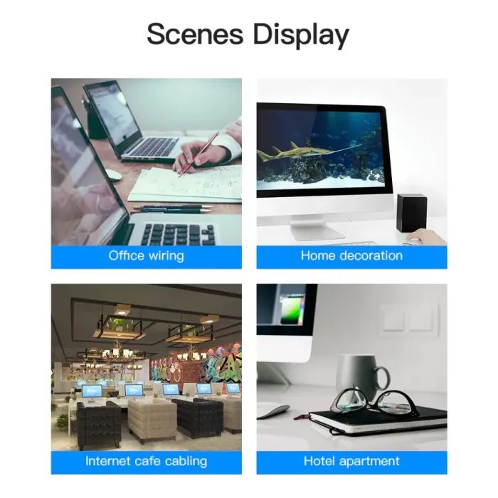 Патч-корд 5м, RJ-45 cat 5e UTP blue Vention (VAP-A10-S500) изображение 5