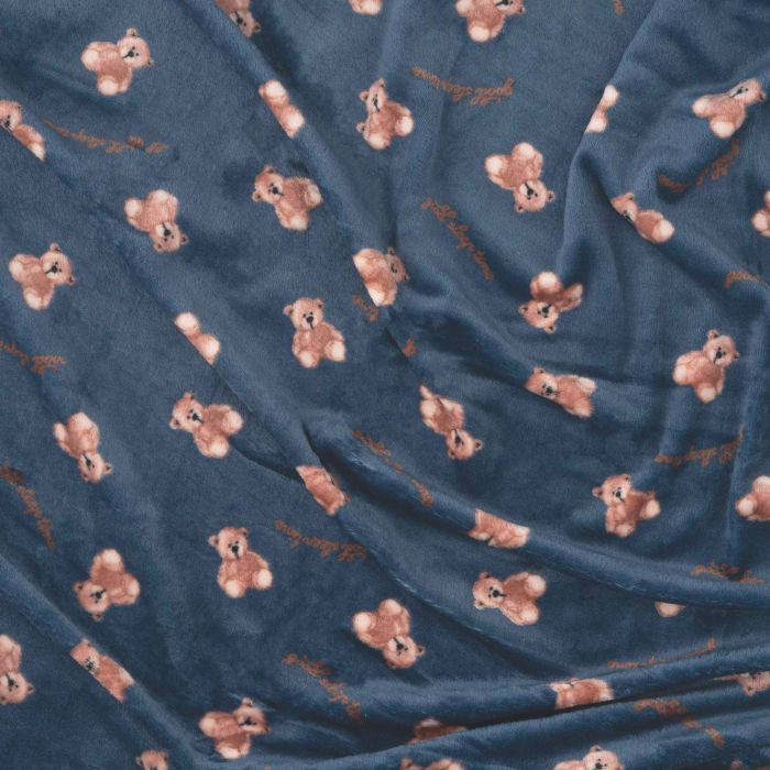 Плед Ardesto Flannel 100% поліестер, плюшеві ведмедики 160х200 см (ART0131PB) зображення 3