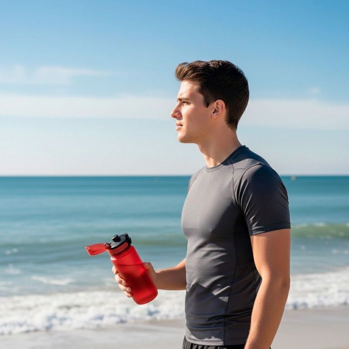 Бутылка для воды Line Art La Plata 600 мл червоний (60014118LA-02) изображение 6