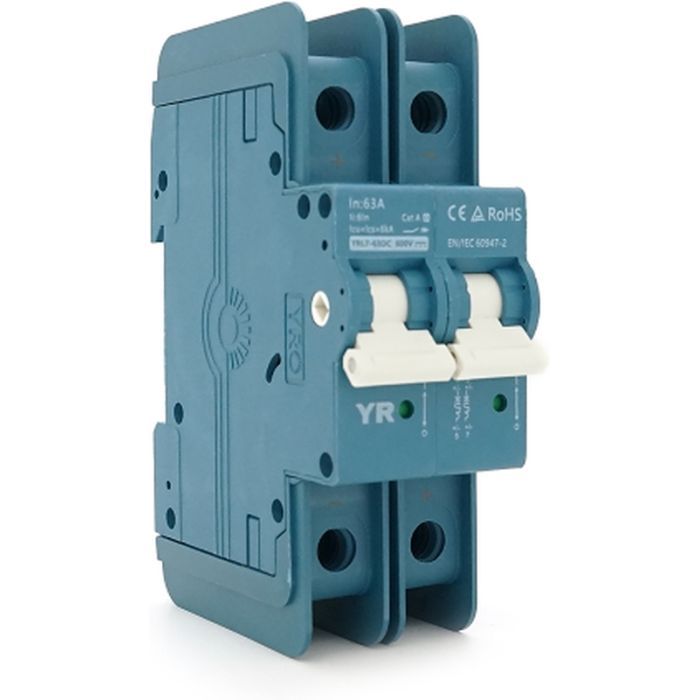 Автоматический выключатель YRO YRL7-63DC/600 2P 63A