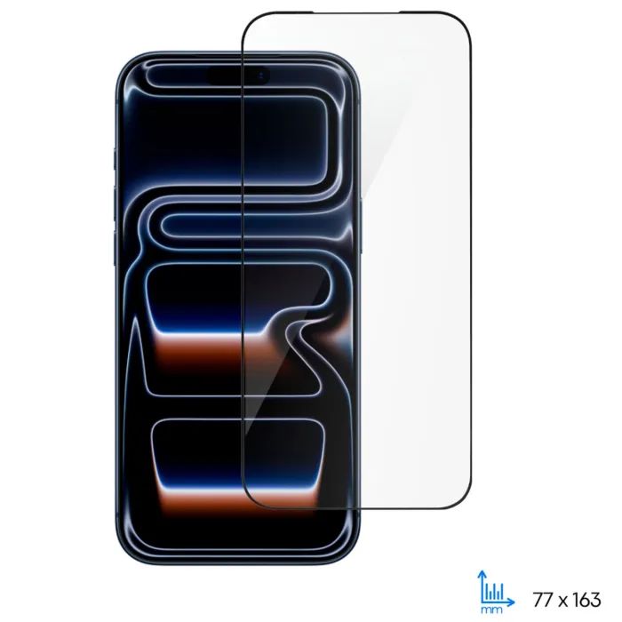 Стекло защитное 2E 2.5D FCFG iPhone 17 Pro Max Black (2E-IP-17PM-6.9-SMFCFG-BB)