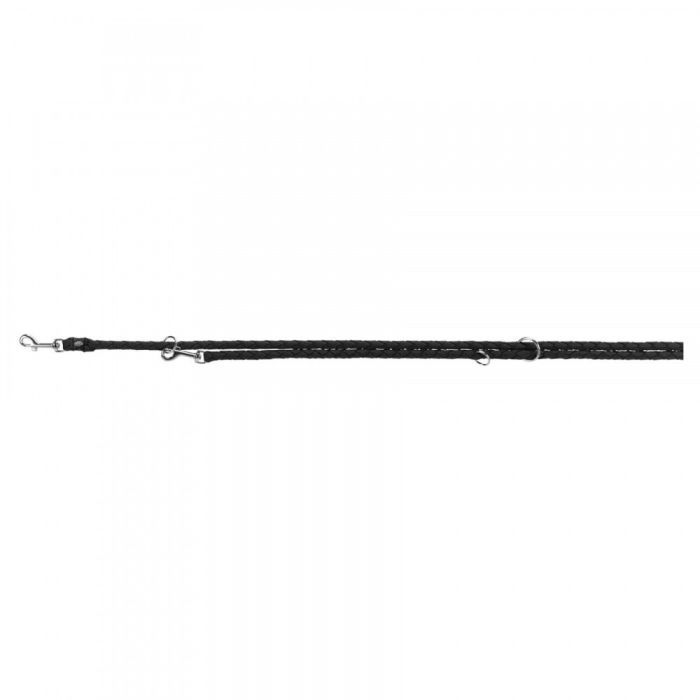 Поводок для собак Trixie Cavo нейлон S-M 2 м/12 мм чорний (4053032023277) изображение 2