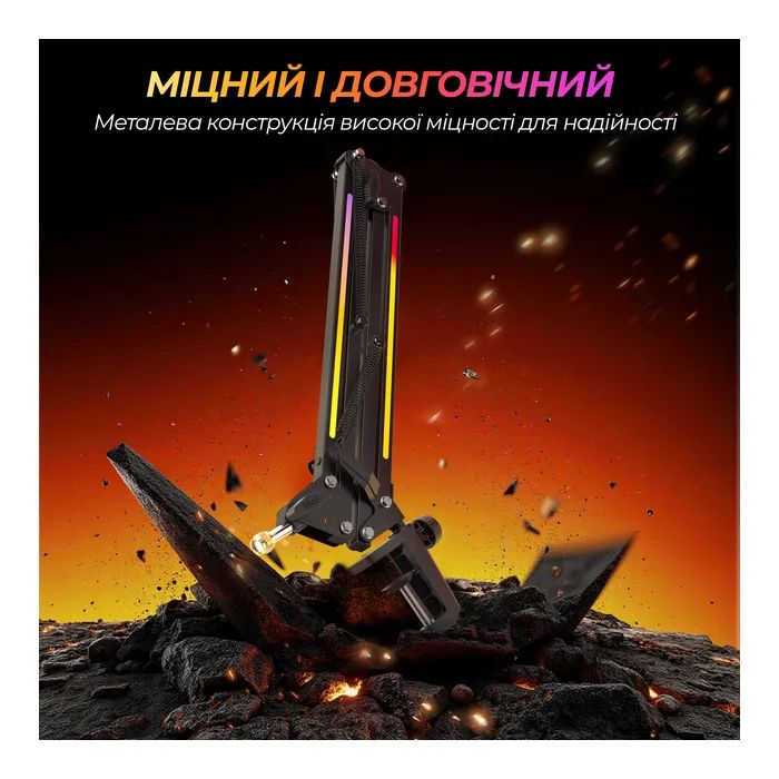 Стойка для микрофона Fifine BM38 RGB Black (BM38) изображение 11