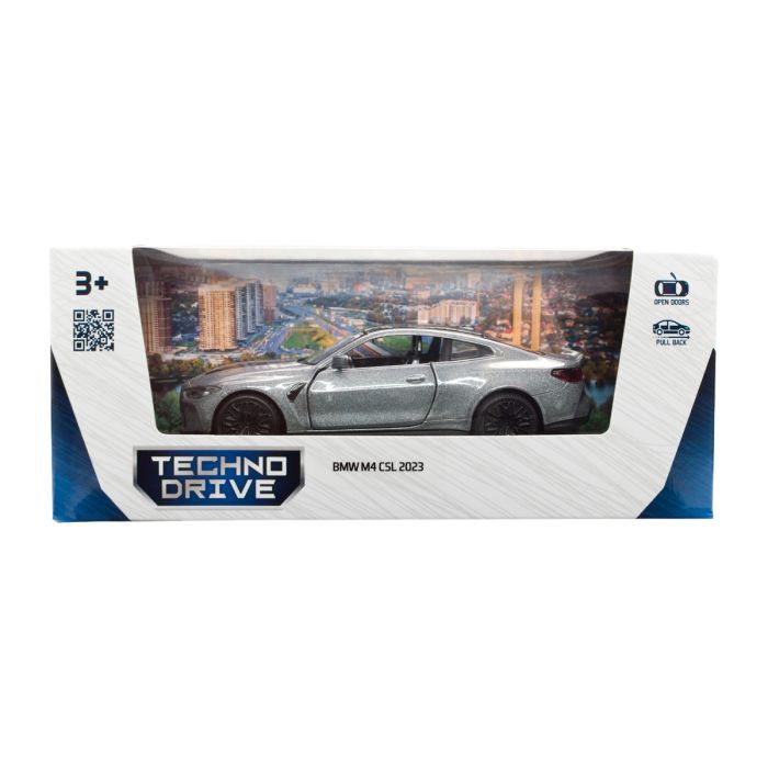 Машина TechnoDrive BMW M4 CSL 2023 серый (250436U) изображение 5