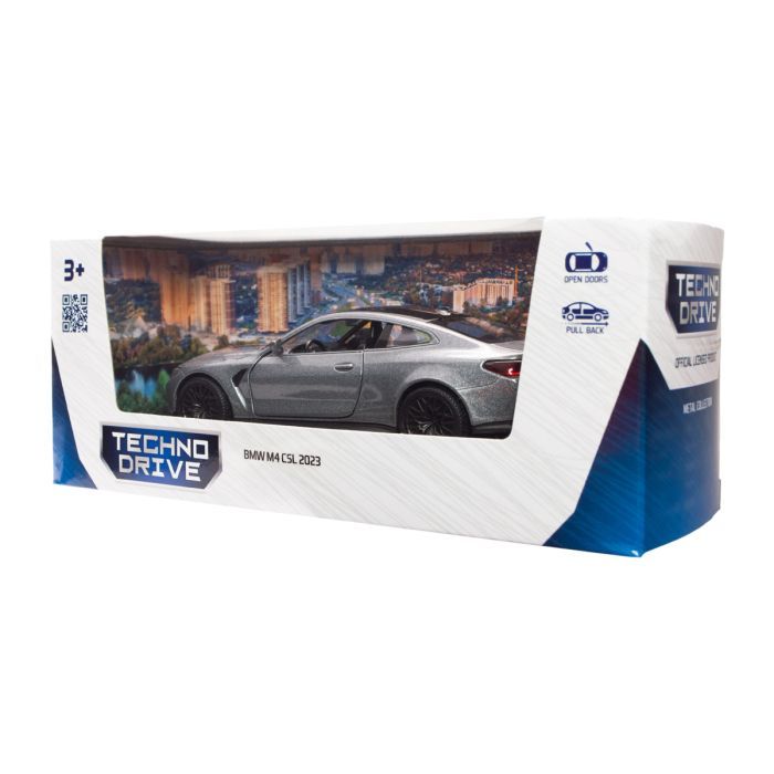 Машина TechnoDrive BMW M4 CSL 2023 сірий (250436U) зображення 8