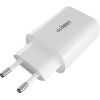 Зарядний пристрій Globex 2xUSB-C 30W FastPower white (30WCC) зображення 3