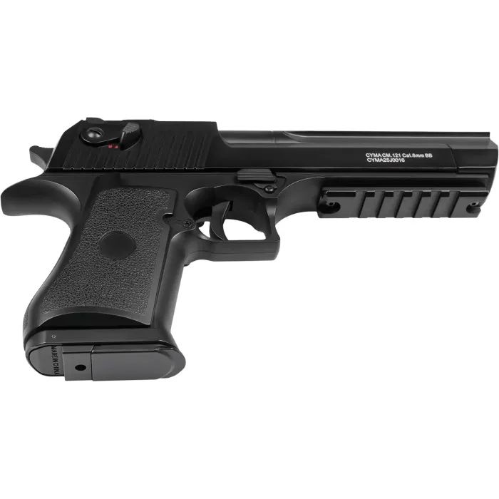 Страйкбольний пістолет Cyma Desert Eagle AEP 6 мм Metal (CM.121) зображення 5