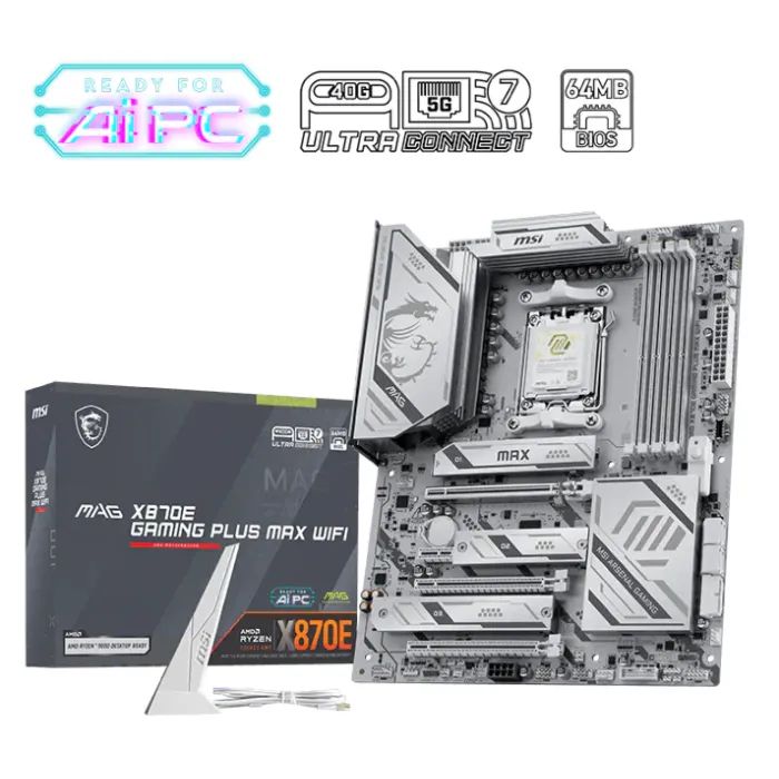 Материнська плата MSI MAG X870E GAMING PLUS MAX WIFI зображення 4