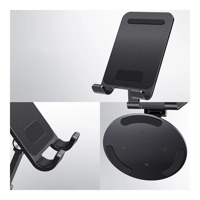 Подставка для планшета и телефона LP805 Swivel & Foldable Multi-Angle Phone Stand Black Ugreen (35152) изображение 3