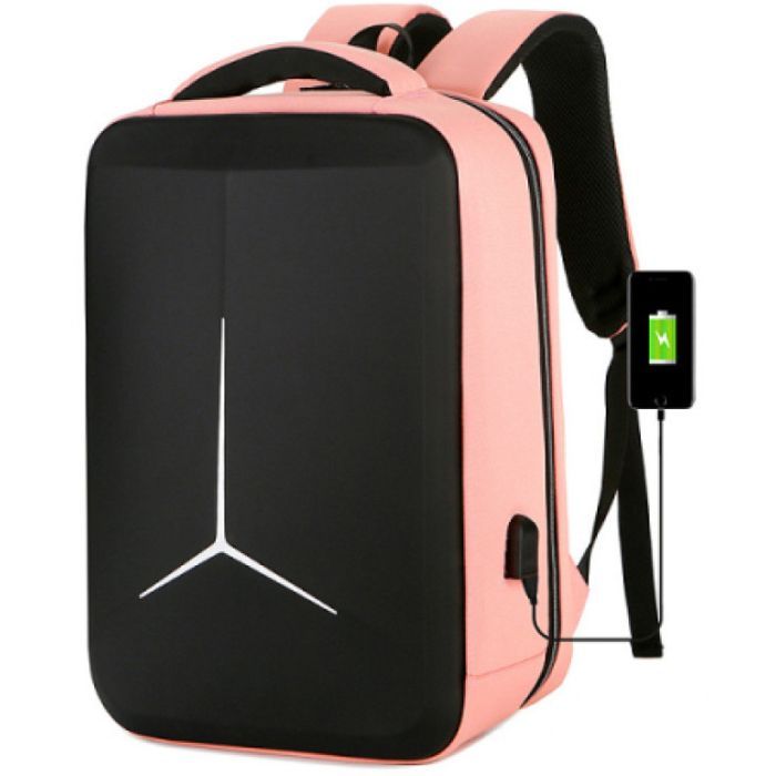 Рюкзак для ноутбука Voltronic 15.6", TT-2020-2P, Nylon, Polyester, Oxford, Pink, USB (TT-2020-2P)