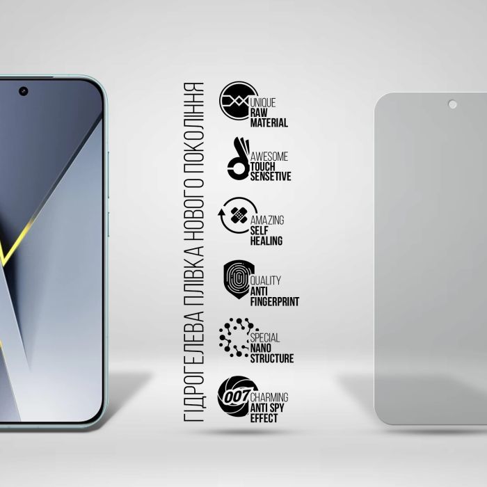 Плівка захисна Armorstandart hydrogel Anti-spy Xiaomi Poco F8 Pro (ARM89261) зображення 2