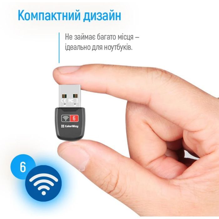 Мережева карта Wi-Fi ColorWay CW-AD-W1 зображення 12