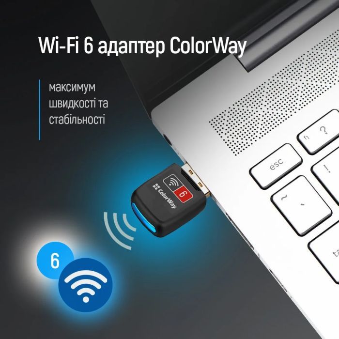 Мережева карта Wi-Fi ColorWay CW-AD-W1 зображення 7