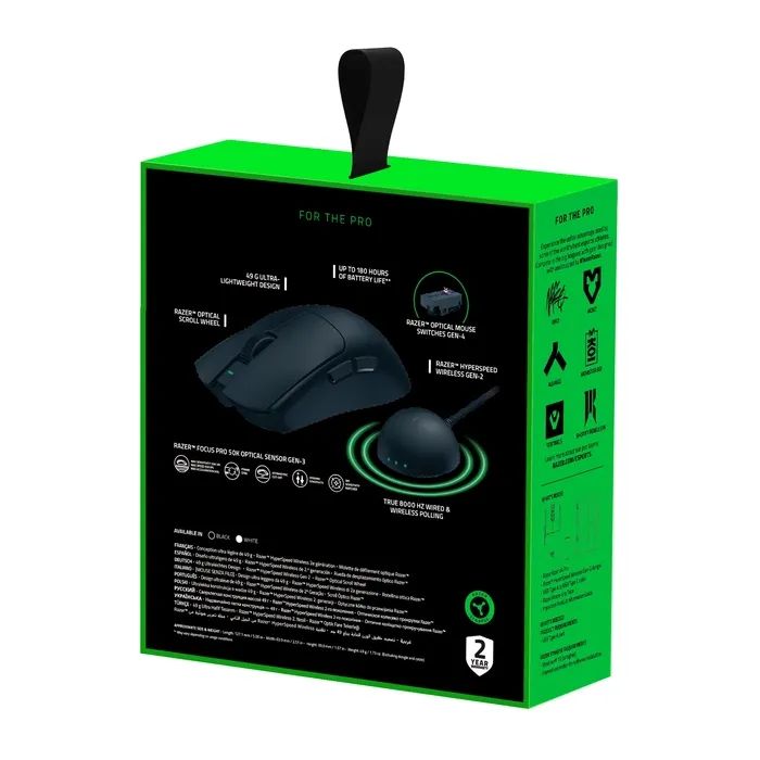Мышка Razer Viper V4 PRO Wireless Black (RZ01-05630100-R3G1) изображение 9