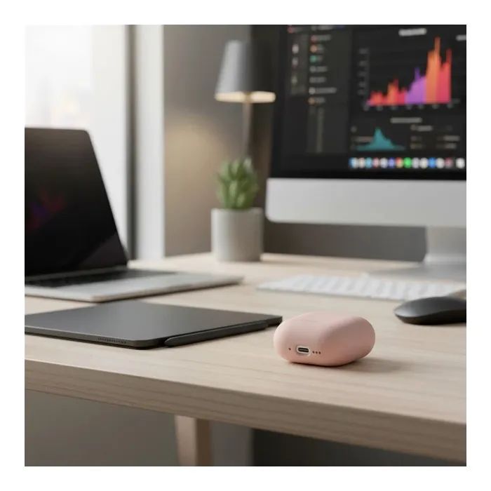 Чехол для наушников Uniq Lino AirPods 4 Silicone Ash Grey (8886463691373) изображение 12