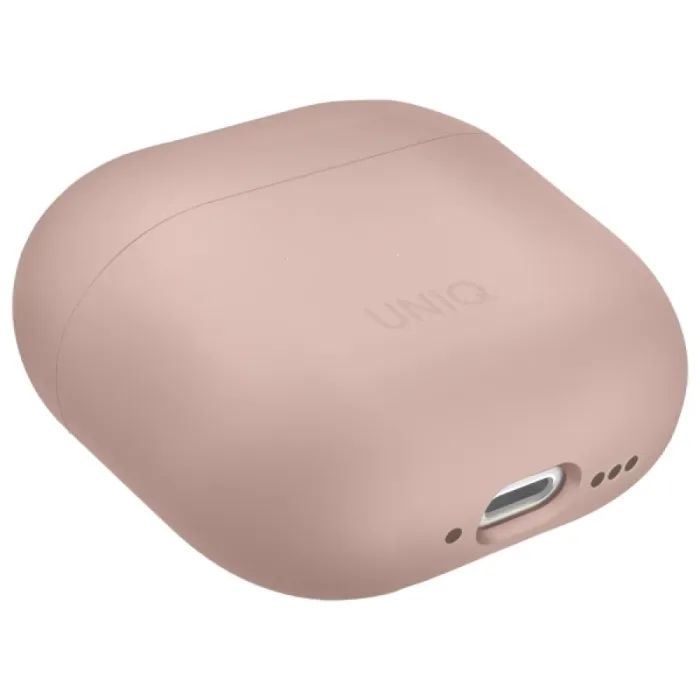 Чехол для наушников Uniq Lino AirPods 4 Silicone Ash Grey (8886463691373) изображение 4
