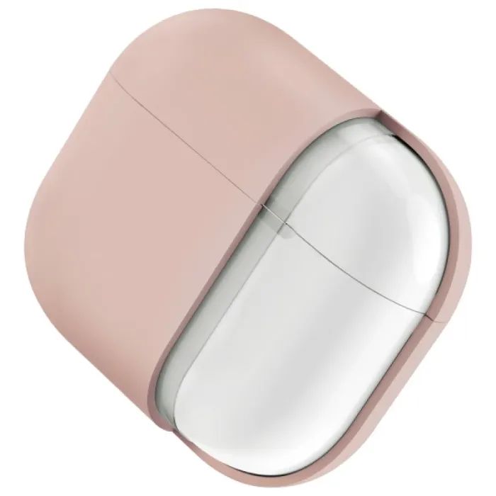 Чехол для наушников Uniq Lino AirPods 4 Silicone Ash Grey (8886463691373) изображение 5