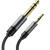 Кабель мультимедійний 3.5mm M to 6.5mm M 1.2m Essager (EYPMM-XL0G-P) зображення 4