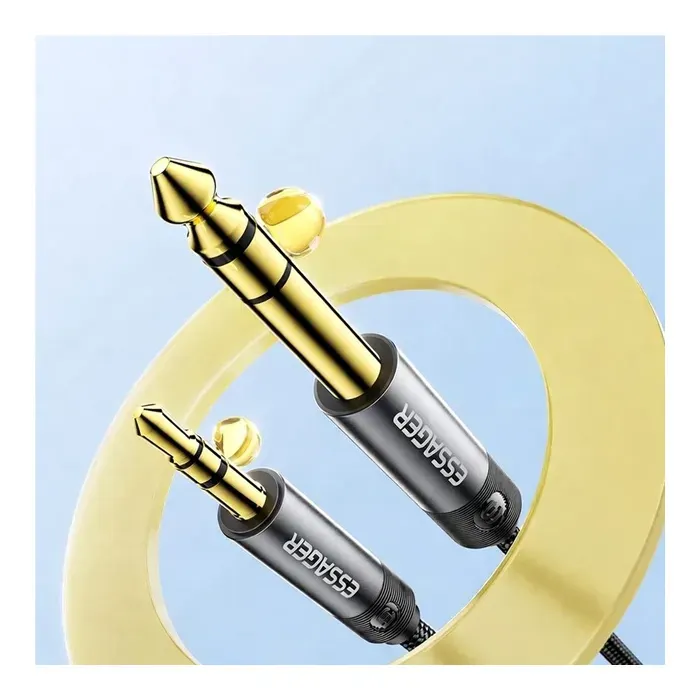 Кабель мультимедійний 3.5mm M to 6.5mm M 1.2m Essager (EYPMM-XL0G-P) зображення 8