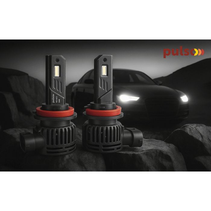 Автолампа PULSO LED-chips Flip chip/9-16V/2*50W/6000Lm/6500K (VO-H8/H9/H11/H16) изображение 7