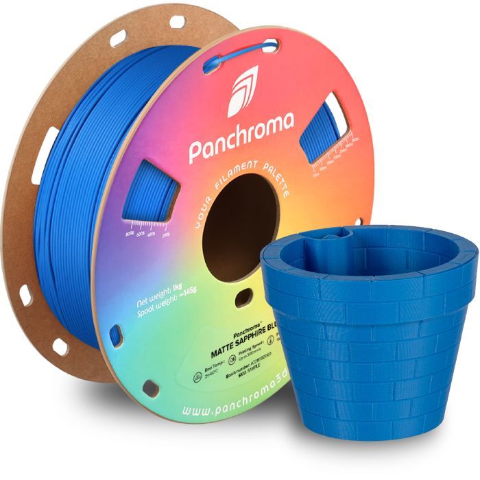 Пластик для 3D-принтера Polymaker PLA PANCHROMA MATTE 1,75mm 1kg SAPPHIRE BLUE (CA04038) изображение 4