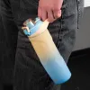 Бутылка для воды Kite K26, 760 мл, бежево-синя (K26-1200-1) изображение 5