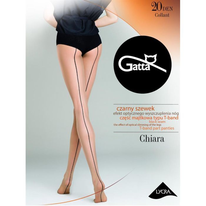 Колготы Gatta Chiara 20 Den Nero - 3 (5900042056315)