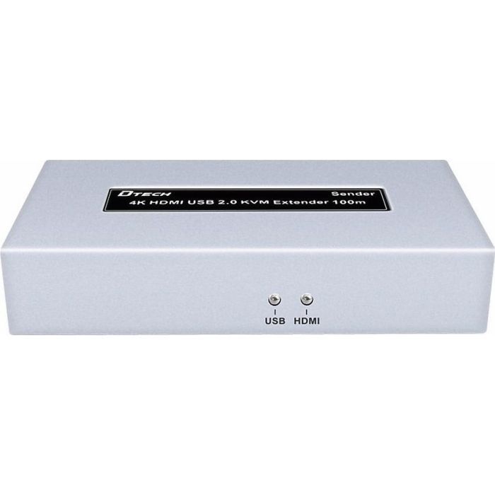 Адаптер HDMI extender 100m UHD 4K/60Hz CAT5E/6 + USB 2.0 Dtech (DT-7051) изображение 5