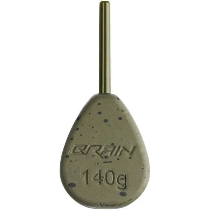 Грузило Brain In-Line Flat Lead 100g 2шт/уп Green (1858.32.06)
