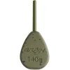 Грузило Brain In-Line Flat Lead 140g 2шт/уп Green (1858.32.10)