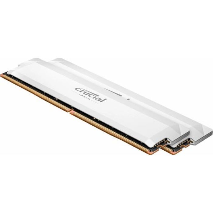 Модуль пам'яті для комп'ютера DDR5 64GB (2x32GB) 6000 MHz Crucial Pro Wite Micron (CP2K32G60C40U5W) зображення 2