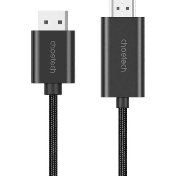 Кабель мультимедийный DisplayPort M to HDMI M 2.0m 4K60Hz Choetech (XDH01-BK) изображение 2