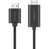 Кабель мультимедийный DisplayPort M to HDMI M 2.0m 4K60Hz Choetech (XDH01-BK) изображение 2