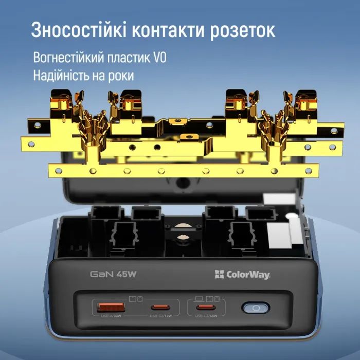 Сетевой фильтр питания ColorWay CW-CHE25PDB изображение 11