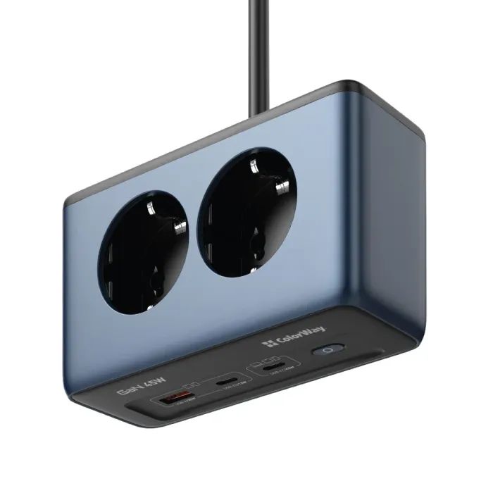 Сетевой фильтр питания ColorWay CW-CHE25PDB изображение 2