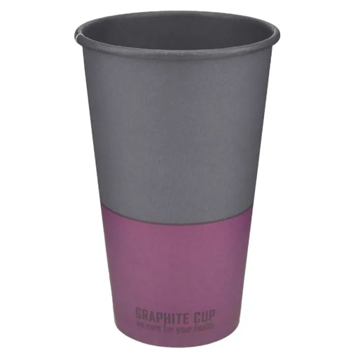 Стаканы одноразовые Buroclean GRAPHITE CUP бумажные 500 мл 50 шт (1080047)