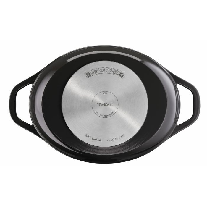Кастрюля Tefal Air з кришкою 5.7л чорний (E2558904) изображение 2