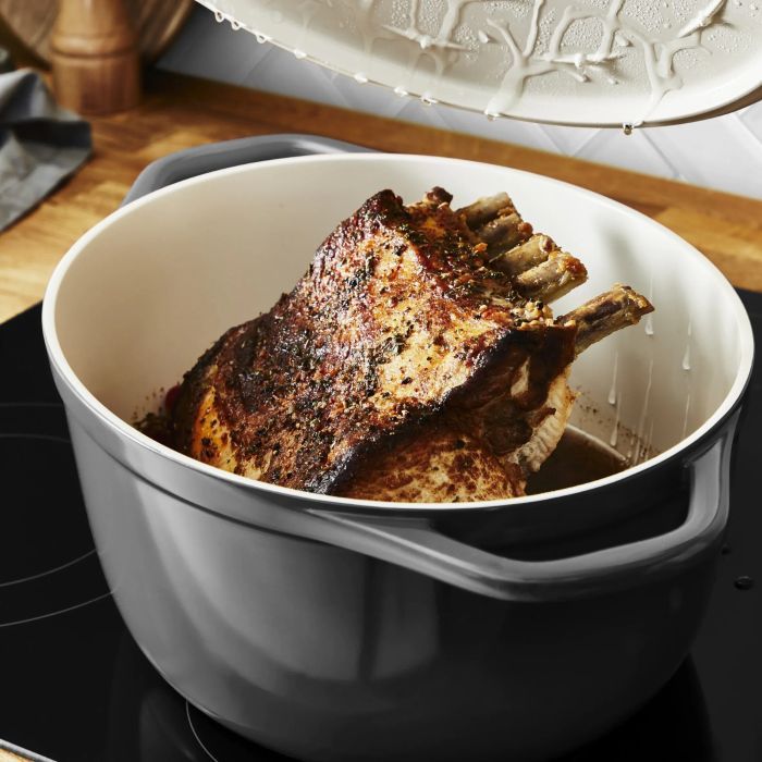 Кастрюля Tefal Air з кришкою 5.7л чорний (E2558904) изображение 4